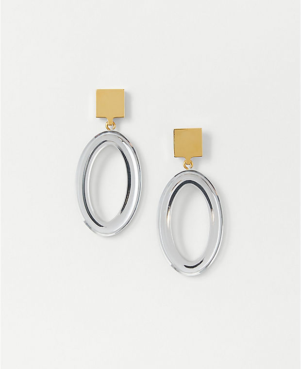 Italian Collection Oval Ring Earrings