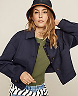 AT Weekend Cropped Shirt Jacket carousel Product Image 1