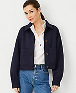 AT Weekend Cropped Shirt Jacket carousel Product Image 4