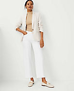 Fresh Cut High Rise Wide Leg Crop Jeans in White carousel Product Image 4