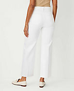 Fresh Cut High Rise Wide Leg Crop Jeans in White carousel Product Image 3