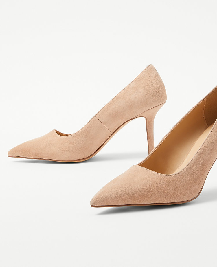 Ann Taylor Mae Suede Pumps Women's