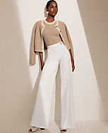 The Wide Leg Sailor Palazzo Pant in Twill carousel Product Image 1