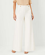 The Wide Leg Sailor Palazzo Pant in Twill carousel Product Image 3