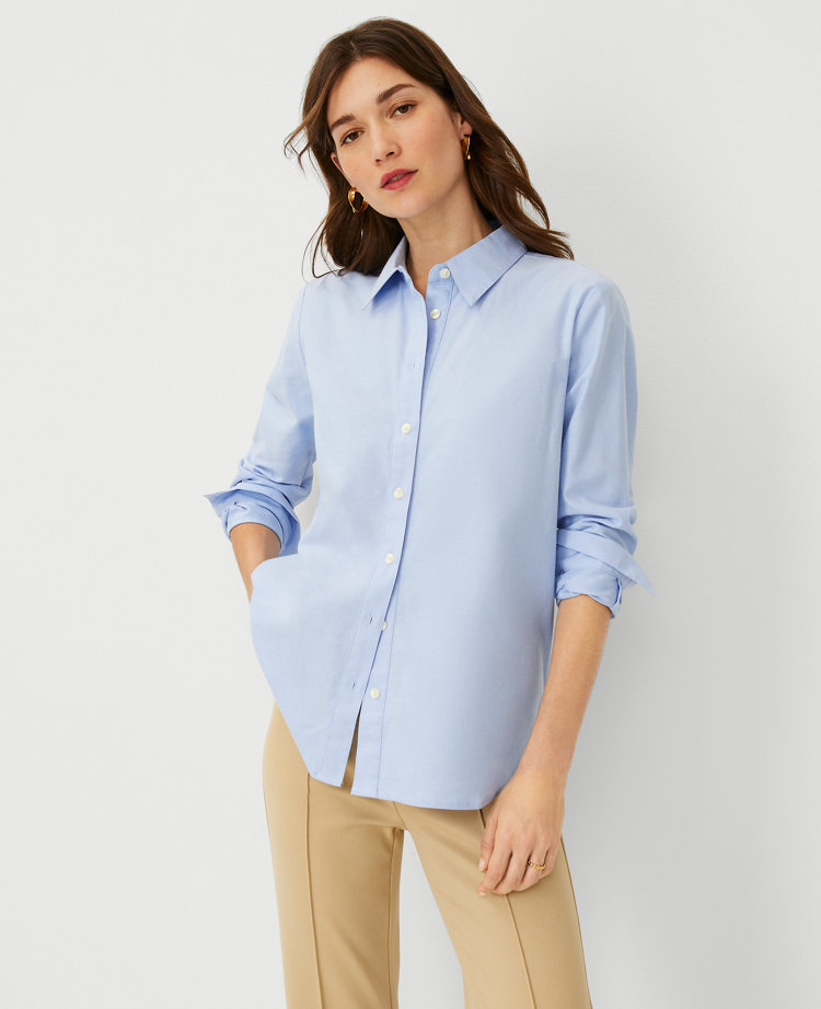Petite Oxford Relaxed Perfect Shirt