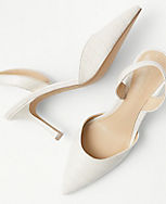 Kerry Embossed Leather Pumps carousel Product Image 2