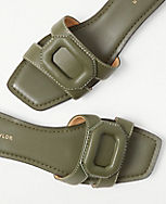 AT Weekend Leather Buckle Slides carousel Product Image 1