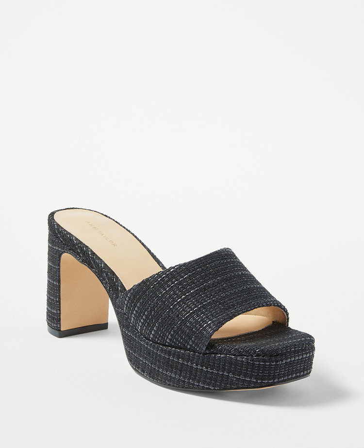 Ann Taylor Platform Mule Sandals