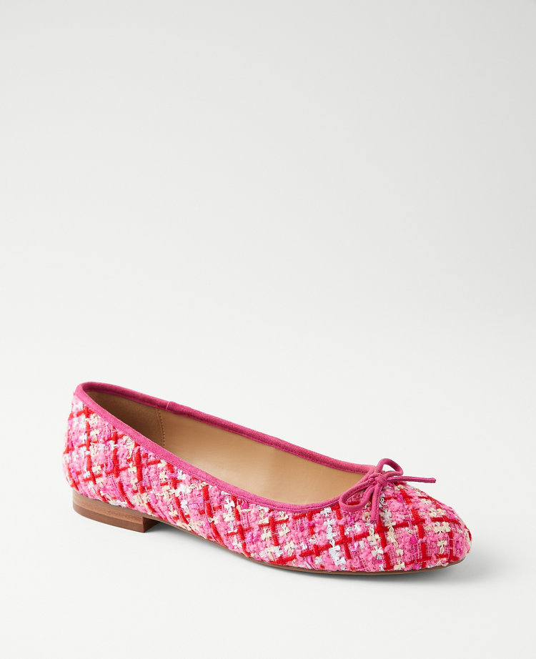 Tweed Ballet Flats