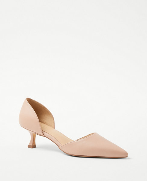 Leather D'Orsay Pumps