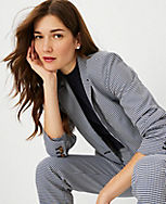 The Petite Newbury Blazer in Houndstooth carousel Product Image 3