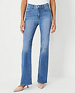 Mid Rise Boot Jeans in Light Wash - Curvy Fit carousel Product Image 1