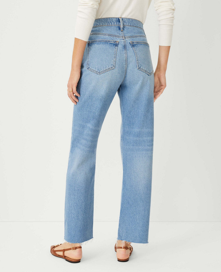 Fresh Cut High Rise Straight Jeans in Light Vintage Wash