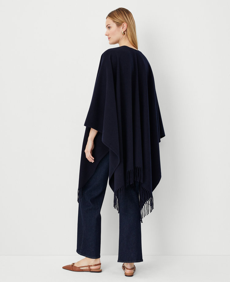 Fringed poncho t-shirt, Collection 2021