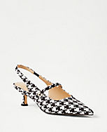Houndstooth Mary Jane Kitten Heels carousel Product Image 2