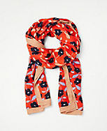 Border Floral Scarf carousel Product Image 1