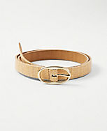 Oval Buckle Straw Belt carousel Product Image 1
