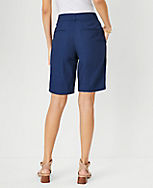 The Petite Boardwalk Short in Polished Denim - Curvy Fit carousel Product Image 2