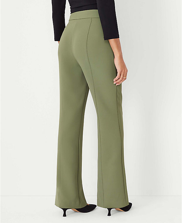 The Side Zip Trouser Pant in Crepe