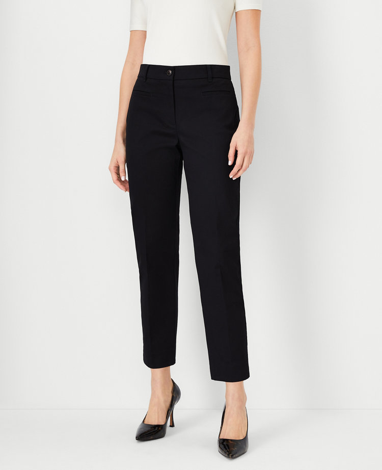 Ann Taylor The Petite Cotton Crop Pant