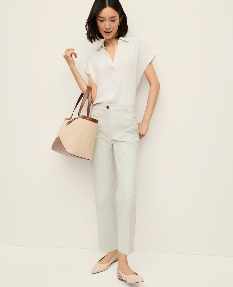 The Petite Cotton Crop Pant