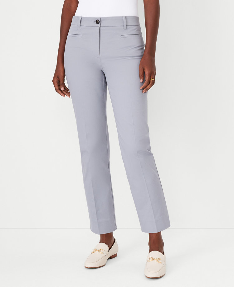 The Petite Side Zip Wide Leg Pant in Satin