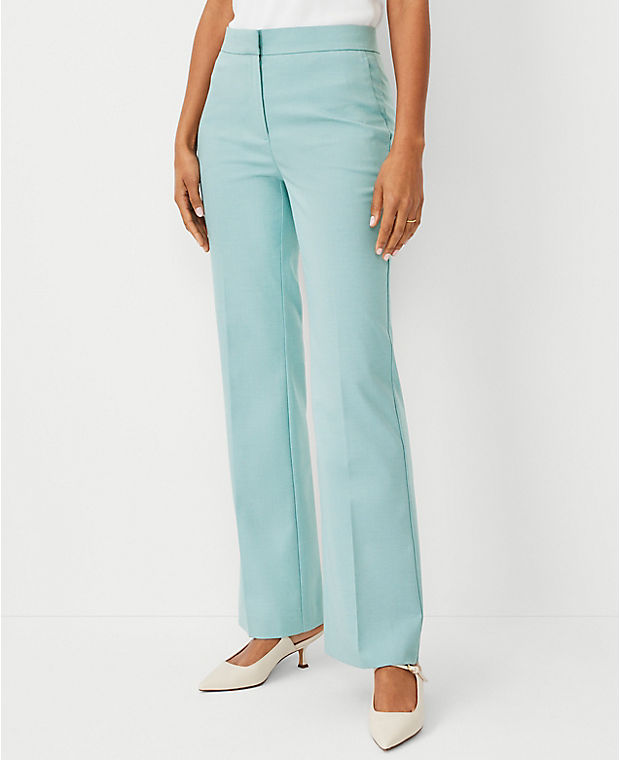 The Petite High Rise Ankle Pant in Texture - Curvy Fit