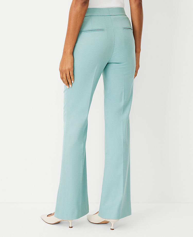The Petite High Rise Ankle Pant in Texture - Curvy Fit