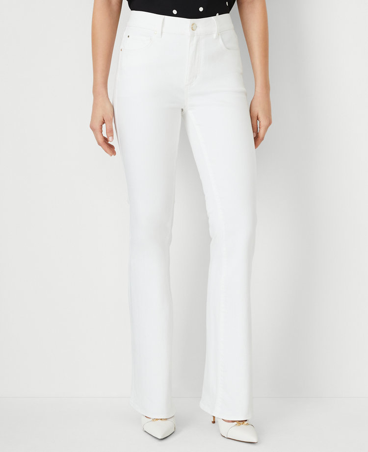 ketyyh-chn99 White Pants Women Women's Curvy Fit Gabardine Bootcut