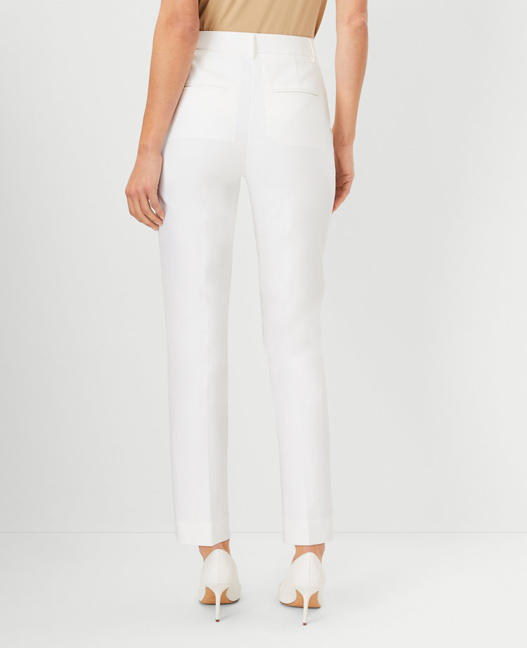 The High Rise Everyday Ankle Pant in Stretch Cotton - Curvy Fit