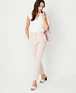 The Petite High Rise Everyday Ankle Pant in Stretch Cotton carousel Product Image 1