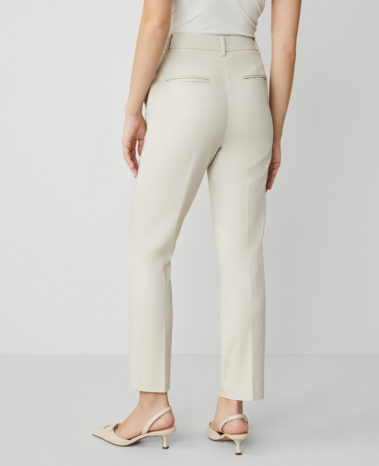 The Petite High Rise Everyday Ankle Pant in Stretch Cotton