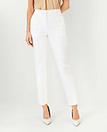 The Petite High Rise Everyday Ankle Pant in Stretch Cotton carousel Product Image 2