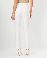 The Petite High Rise Everyday Ankle Pant in Stretch Cotton - Curvy Fit carousel Product Image 2