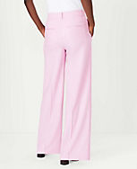 The Petite High Rise Wide Leg Pant in Cross Weave carousel Product Image 3