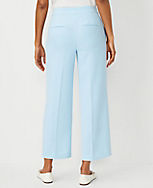The Petite Kate Wide Leg Crop Pant in Crepe - Curvy Fit carousel Product Image 2