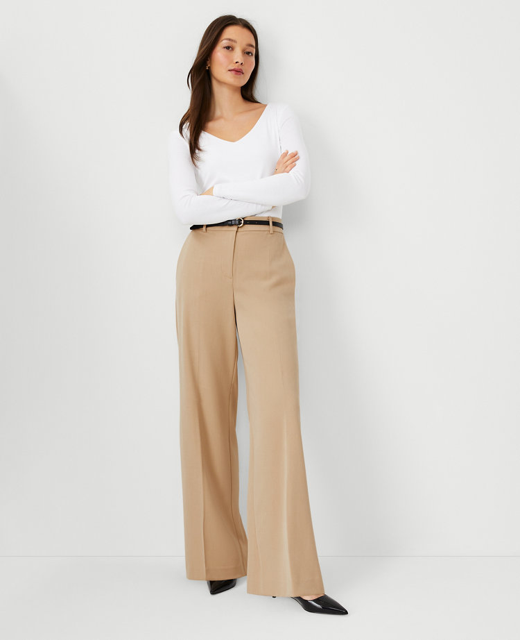 Petite Wide Leg Trousers