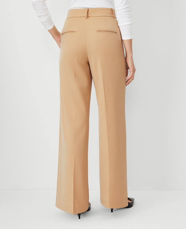 Classic in Camel // Wide leg pants for petites - Extra Petite