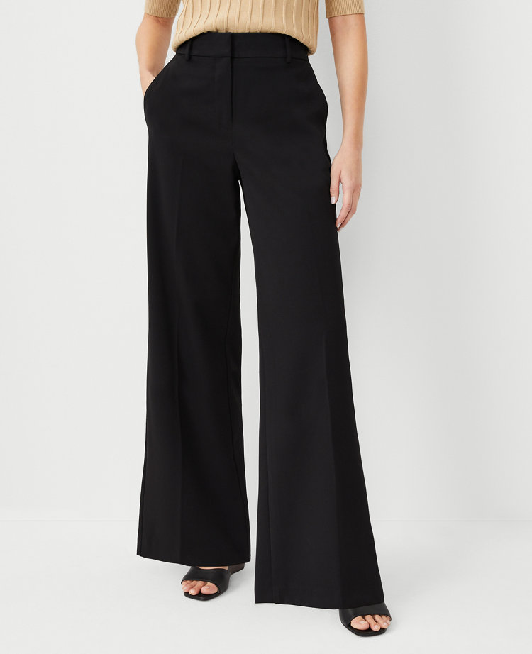 Lands End | Black Dress Trouser Slacks Pants | Women's Size 12 | RN 62830