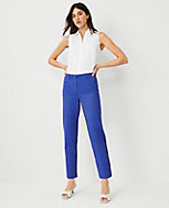 The Petite Relaxed Cotton Ankle Pant carousel Product Image 1