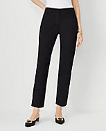 The Petite Relaxed Cotton Ankle Pant carousel Product Image 2