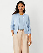 Studio Collection Cashmere Cropped Cardigan carousel Product Image 3