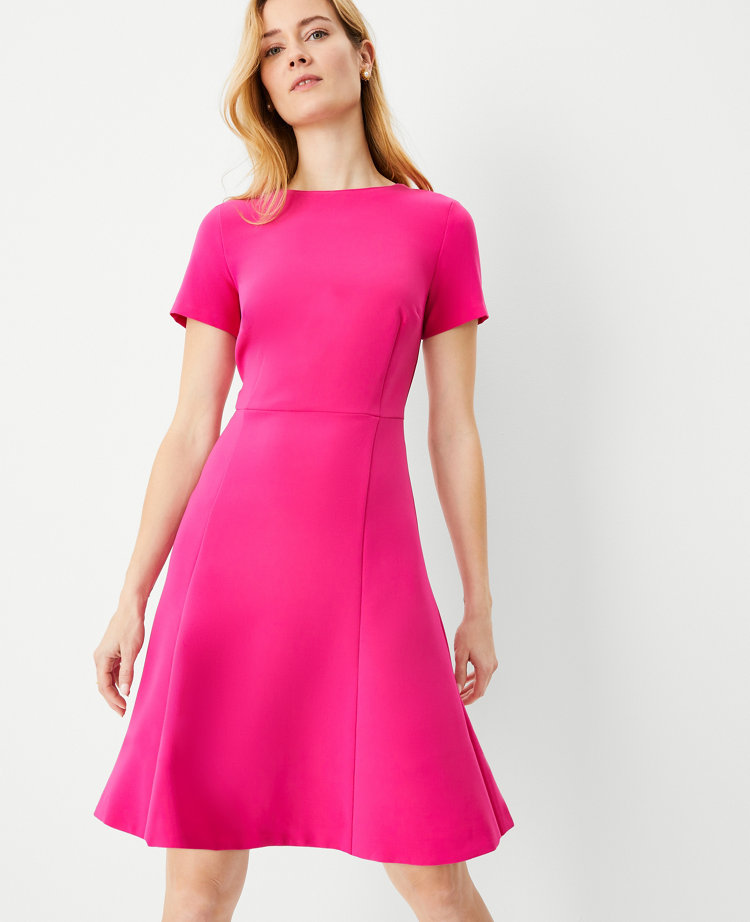 Short Sleeve Sheath Dress