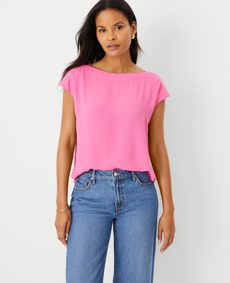 Ann Taylor Boatneck Tee