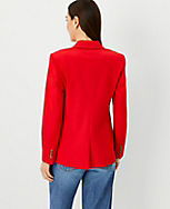 The Petite Greenwich Blazer in Twill carousel Product Image 2