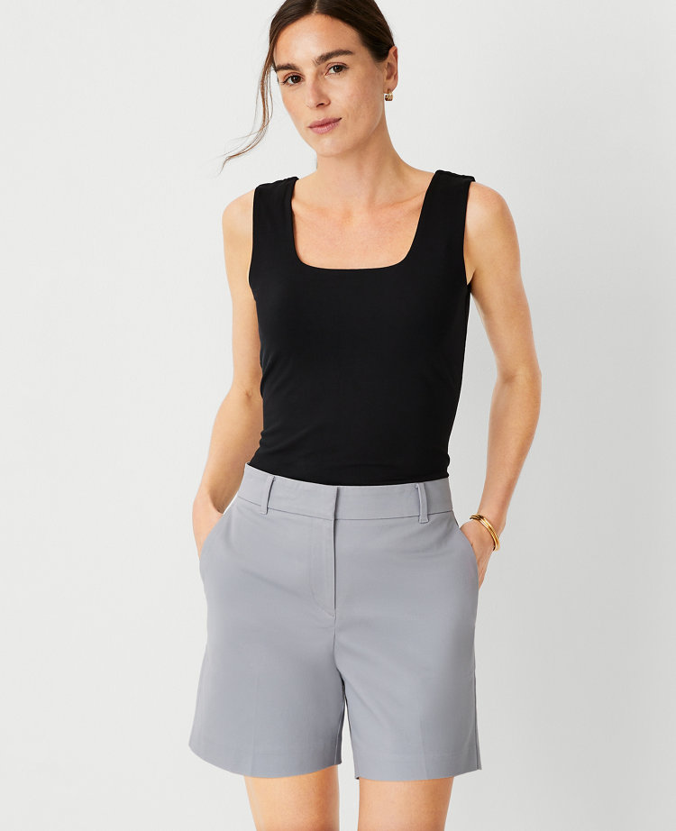 Ann Taylor The Petite Metro Short In Empire Grey