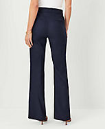 The Petite High Rise Patch Pocket Boot Pant in Linen Blend carousel Product Image 3