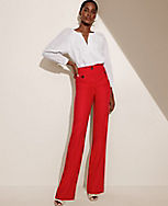 The Petite High Rise Patch Pocket Boot Pant in Linen Blend carousel Product Image 4