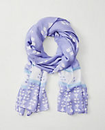 Border Floral Scarf carousel Product Image 1