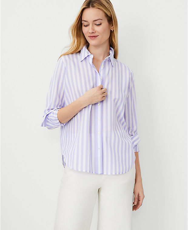 Tall Stripe Relaxed Perfect Shirt